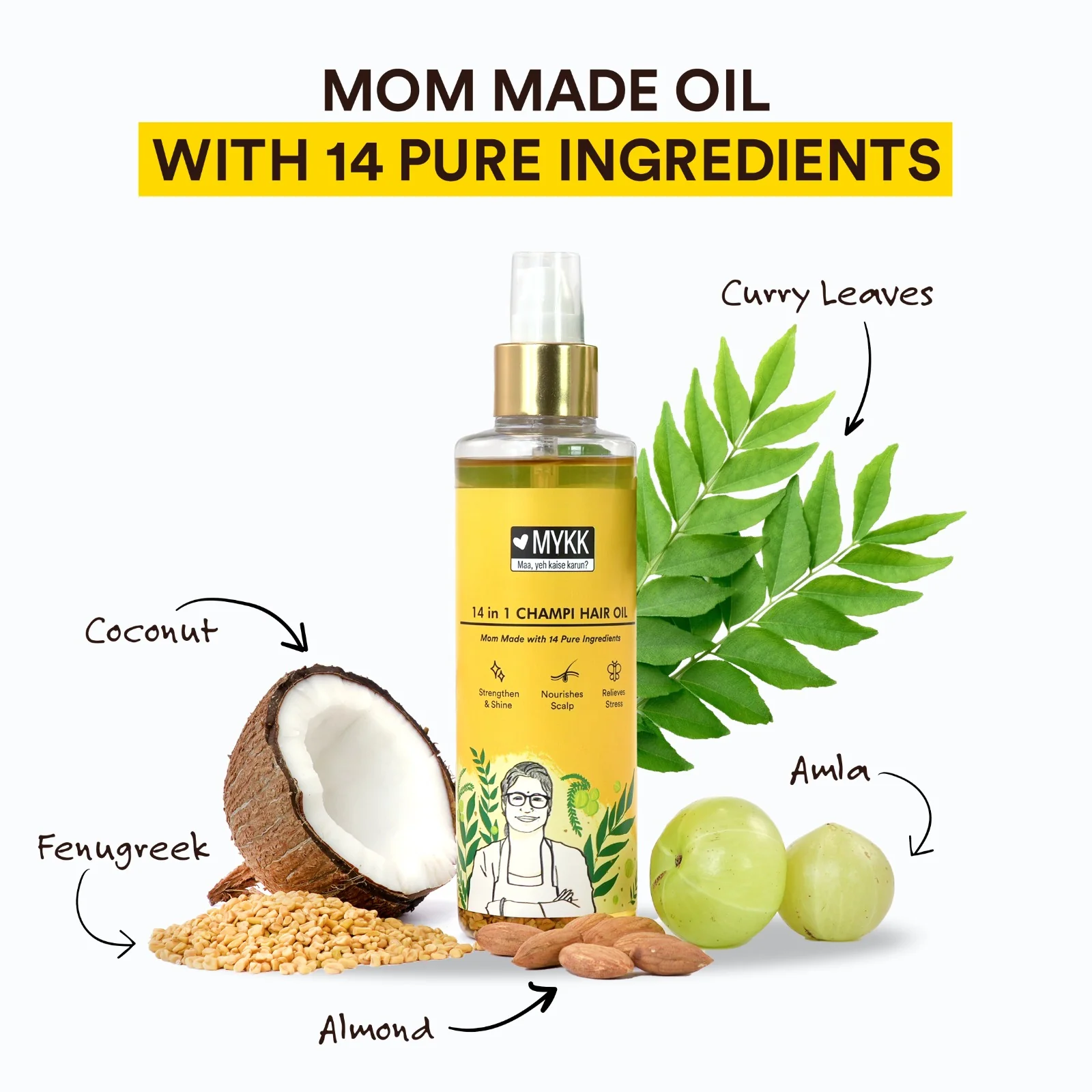 14 In 1 Champi Hair Oil - 200 ML - Image 3