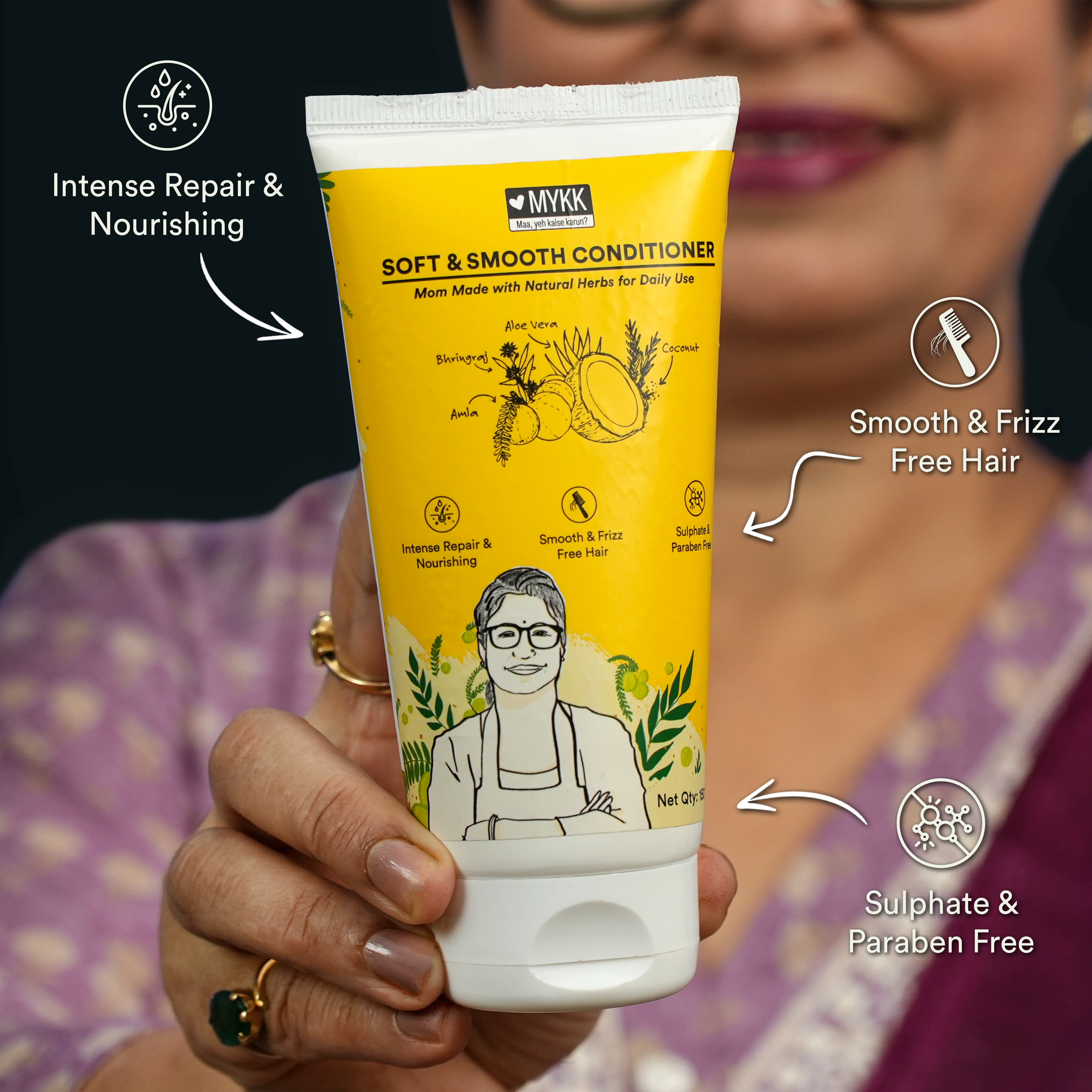 MYKK Soft and Smooth Conditioner - 150 ML - Image 3